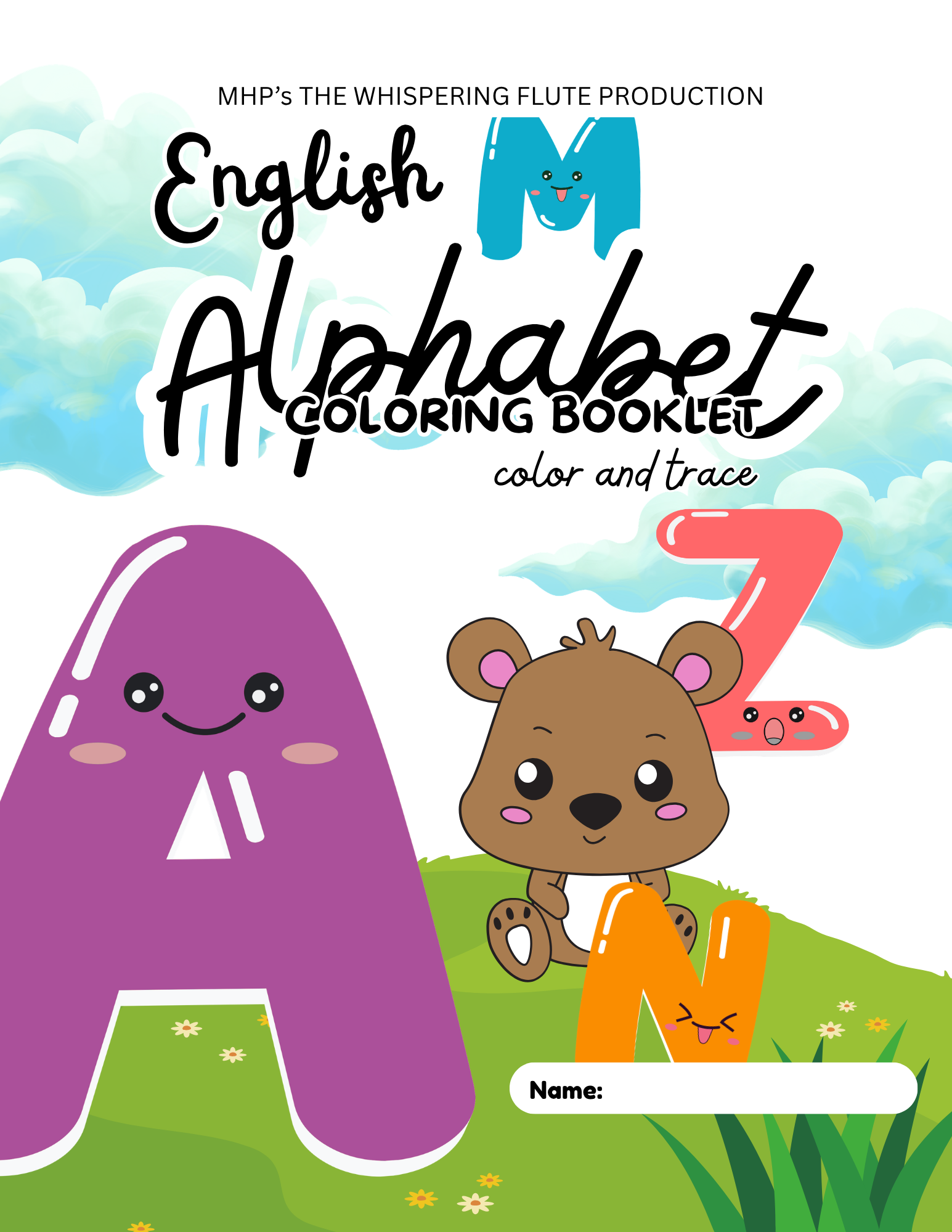 English Alphabet Coloring Booklet