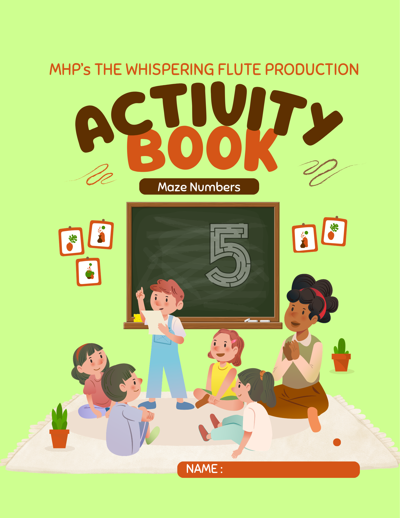Maze Number Activity Book