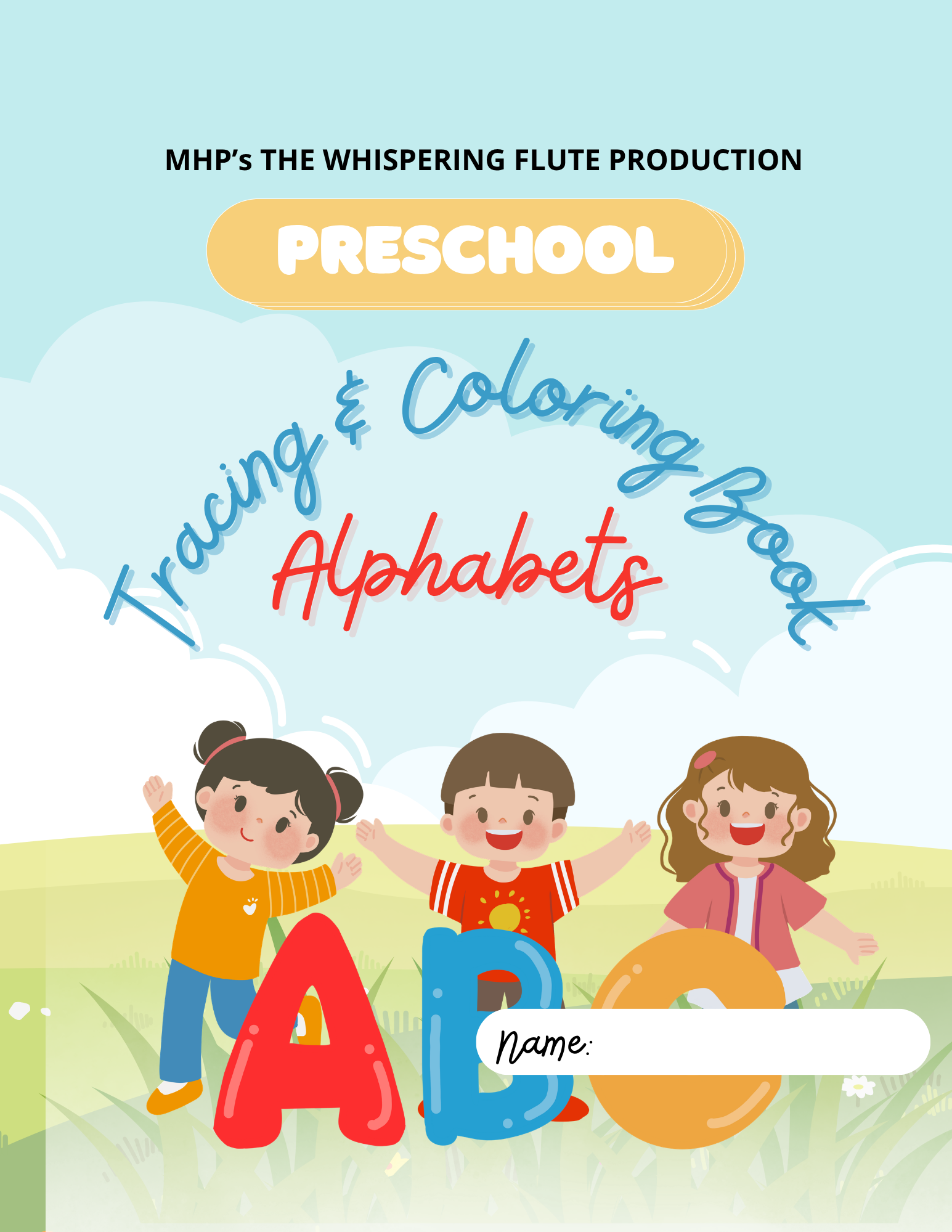 Alphabet Tracing & Coloring Book